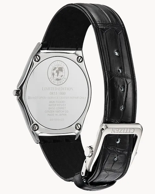 Citizen Eco-Drive One Eco-Drive Black Cermet Cemented Watch Citizen Eco-Drive One Eco-Drive Black Cermet Cemented Watch